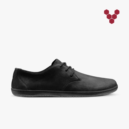 Vivobarefoot Ra II Oxford Schuhe Herren Schwarz [DE.ILH4Z]